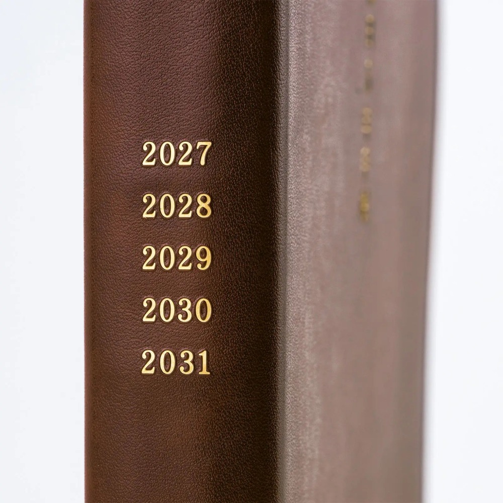 【預購】HOBO日 五年手帳 A6文庫本 2027~2031年 (可加購5年手帳專用書衣) HOBO手帳 特典橡實吊飾-細節圖4
