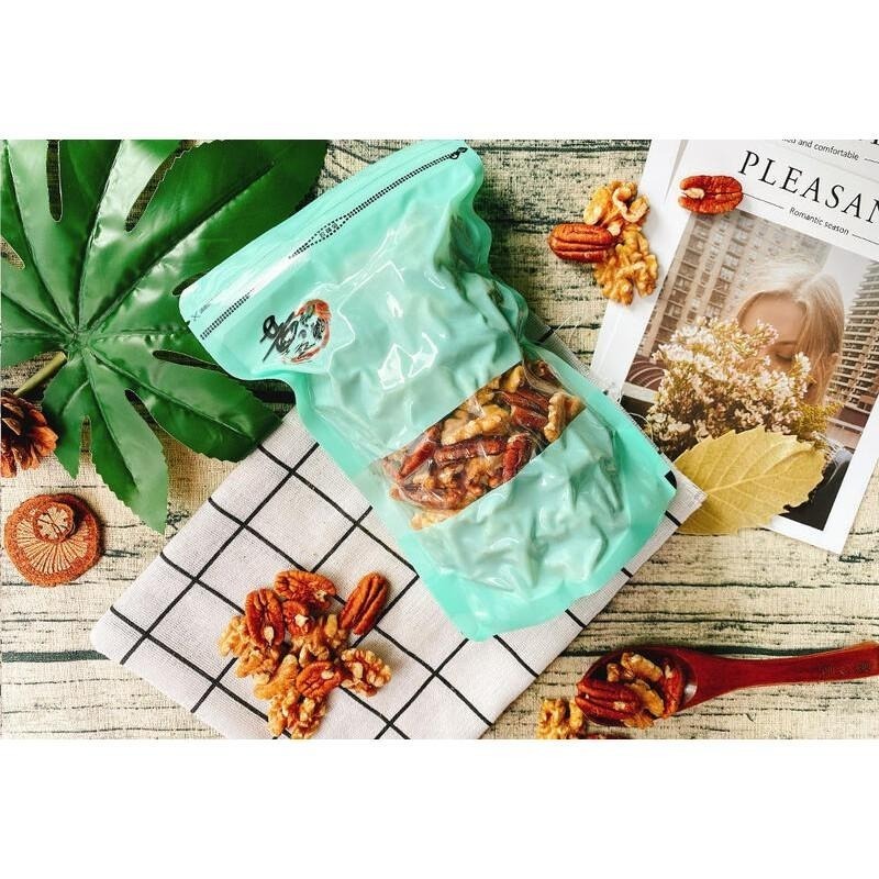 原味烘焙綜合雙桃(胡桃.核桃) 300公克/包 半斤包裝~[黃記五穀美味工坊]-細節圖4