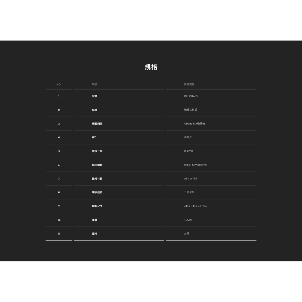 創傑 Ducky ONE PBT 沙灰版機械式鍵盤 無背光（青軸中文 正刻）-細節圖8