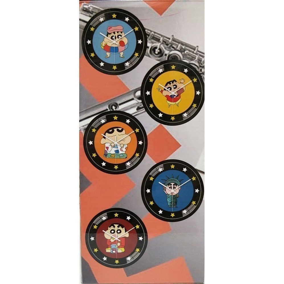 潮流創意 蠟筆小新 靜音掛鐘 / 可愛掛鐘 / 靜音時鐘 / 款式隨機-細節圖4