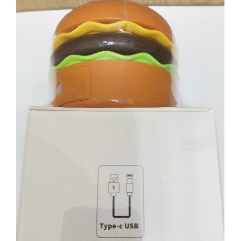 漢堡小夜燈 / 創意迷你檯燈 / 帶捲筆刀 /  睡眠燈 / 床頭燈-細節圖2