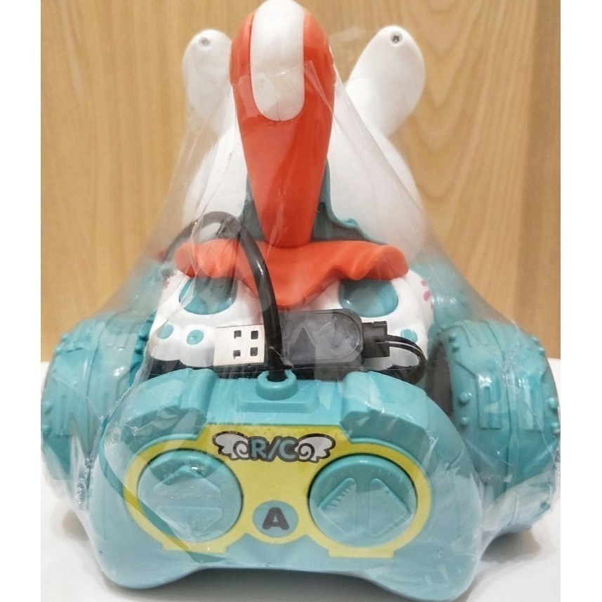 可愛兔子特技遙控車 / USB 遙控七彩特技車 / 360度旋轉 / 遙控玩具 / 玩具車-細節圖4