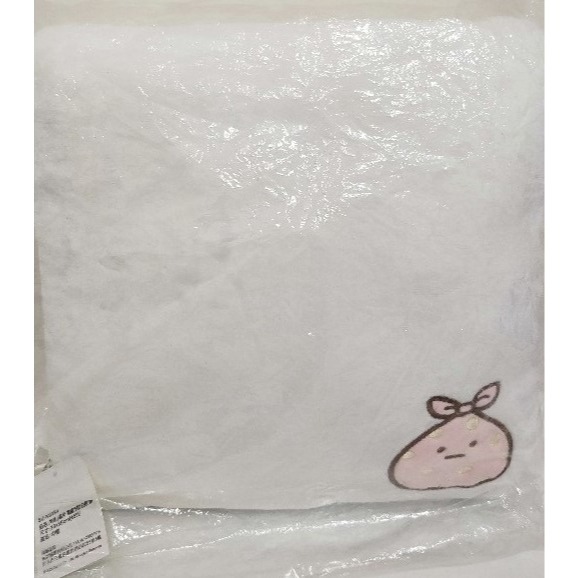 角落小夥伴 電繡方枕 / 白熊12英吋大臉款 / 靠墊 / 抱枕-細節圖2