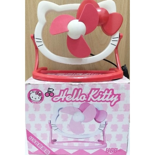 Hello kitty 凱蒂貓 / USB 造型風扇 / 桌上涼風扇