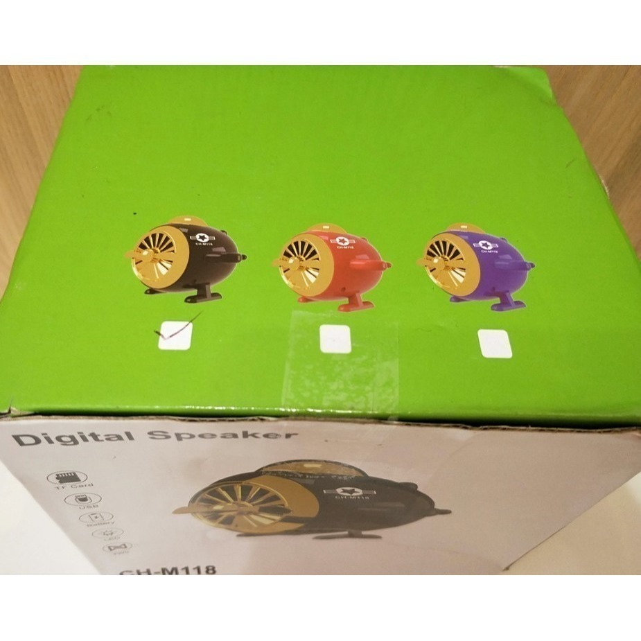 飛機造型 揚聲器 / CH-M118 藍芽喇叭 / TF卡-細節圖4