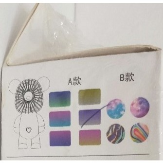 熊熊小風扇 / 3檔調速 / USB充電 / 便攜式手持電風扇 / 桌面擺件-細節圖2