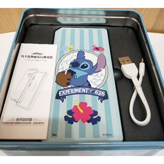 史迪奇 8000mAh 行動電源 / 馬卡龍無線充 / 雙USB輸出-細節圖3