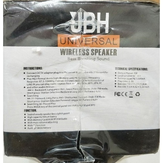 JBH JB-4001 藍芽喇叭 / 藍芽音箱 / 手提式音響-細節圖5