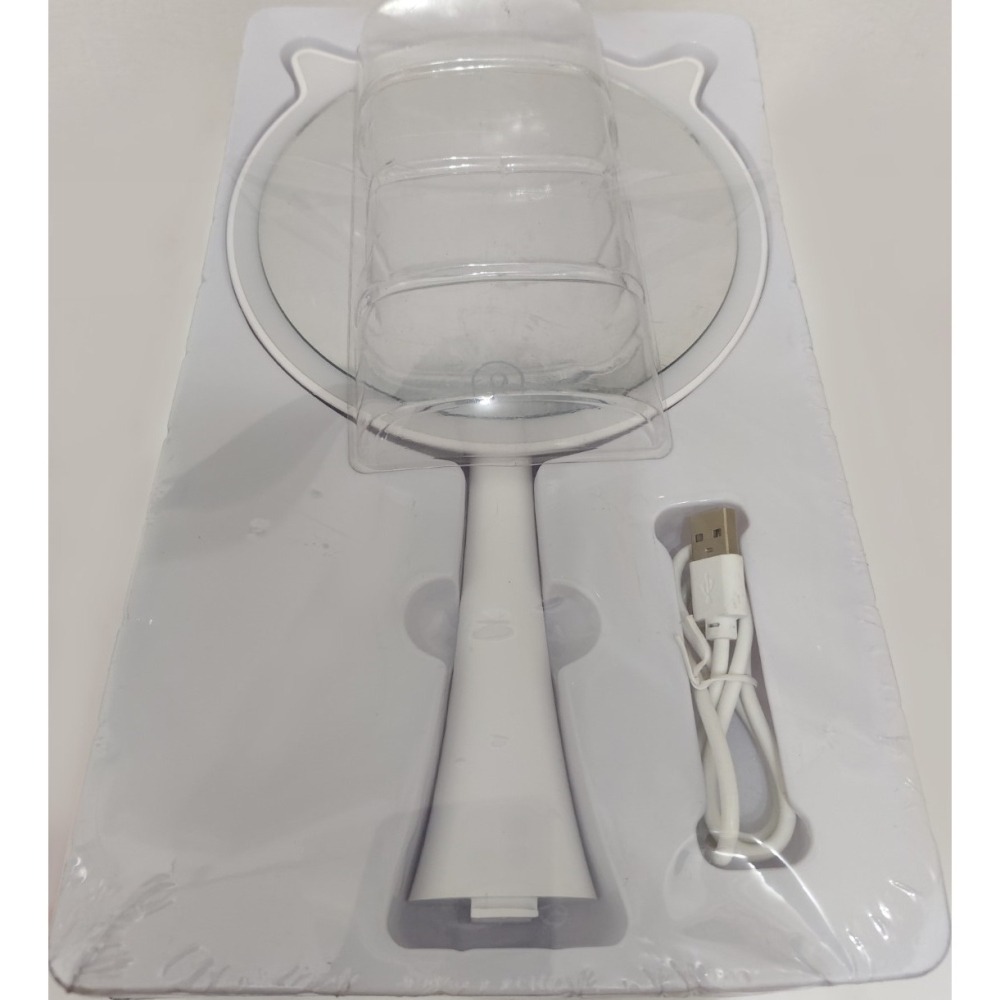 貓耳朵 桌式 化妝鏡 / LED燈 柔光化妝鏡 / 補光 / 梳妝 鏡子 / 桌鏡-細節圖2