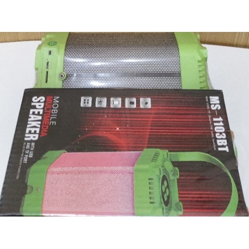 MS-1103BT 七彩閃亮藍牙音箱 / 手提喇叭 / USB / TF / FM 收音機功能 / 時尚外觀設計-細節圖2