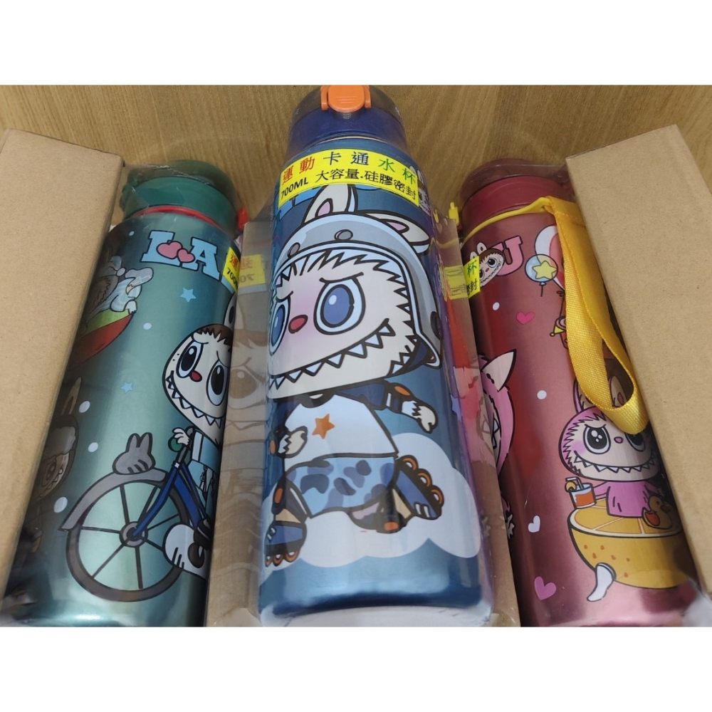 Labubu 700ml 冷水壺 / 拉布布 水杯 / 運動 水壺 / 可愛 造型 冷水瓶-細節圖2
