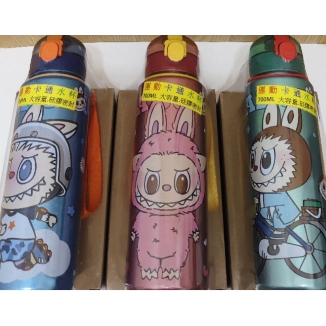 Labubu 700ml 冷水壺 / 拉布布 水杯 / 運動 水壺 / 可愛 造型 冷水瓶-規格圖2