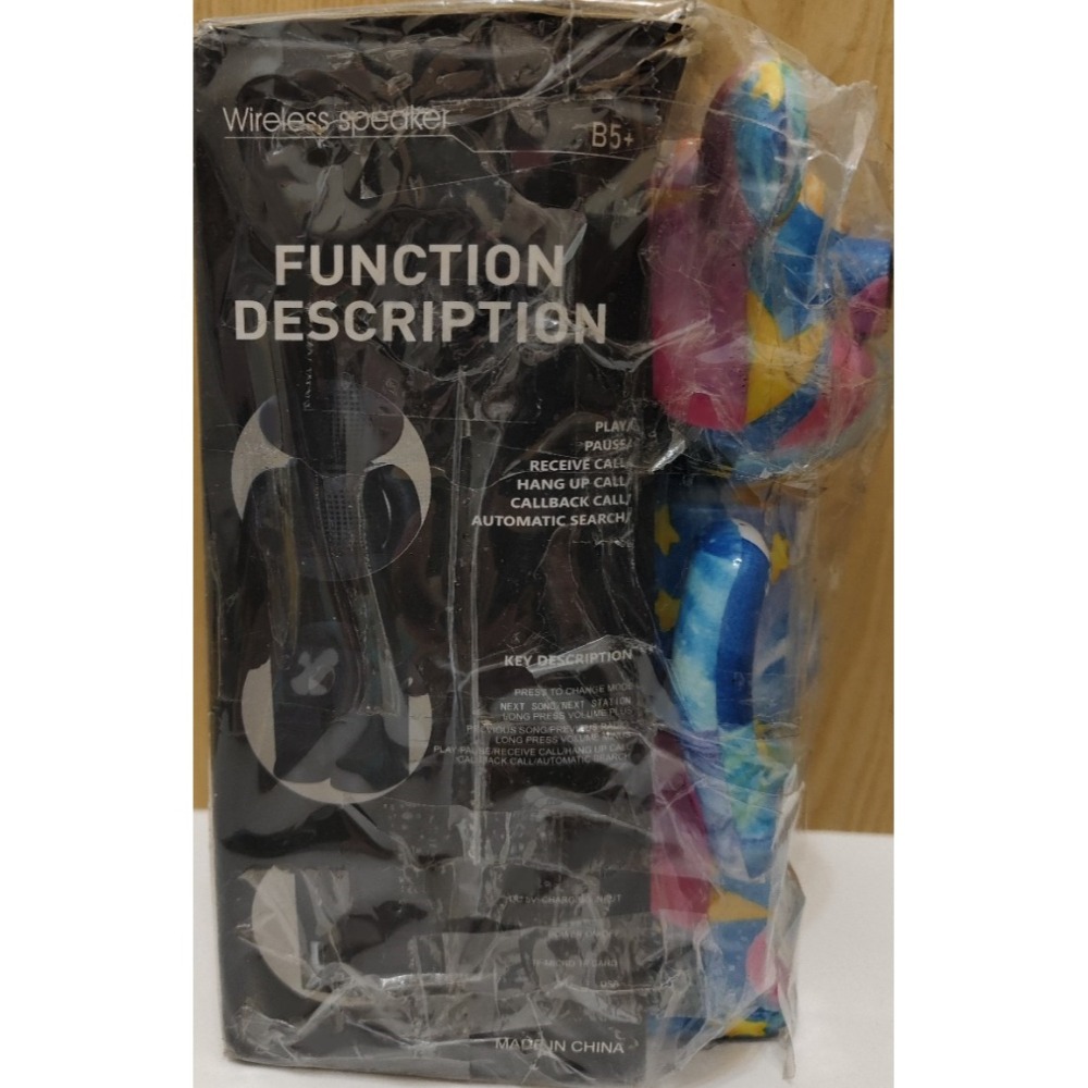 B5+ 塗鴨精品熊藍芽喇叭 / 暴力熊 音箱 / HiFi高音質 / TF卡 / USB充電-細節圖4