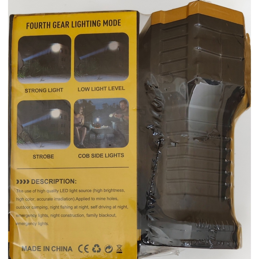 多光源探照燈 / USB快充 / 五核燈芯 / 四段調節 / 戶外露營 / 緊急照明燈 / 工作燈 / 手把可拆卸-細節圖2