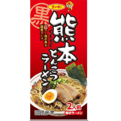 【市集樂購】三寶棒狀熊本豚骨風味拉麵168.6g