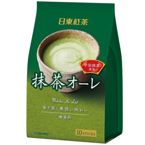 【市集樂購】日東抹茶歐蕾 (12g x10入 )