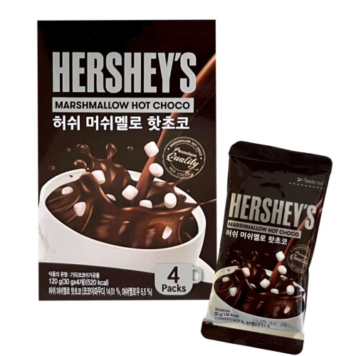 【市集樂購】Hershey＇s雪花巧克力粉120g (30g x 4包) / 雪花可可(沖泡飲品)