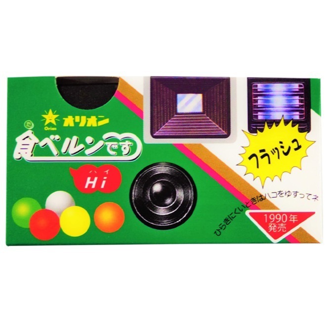 【市集樂購】日本 Orion照相機造型盒糖果 (18g) /傻瓜相機造型糖果-細節圖2
