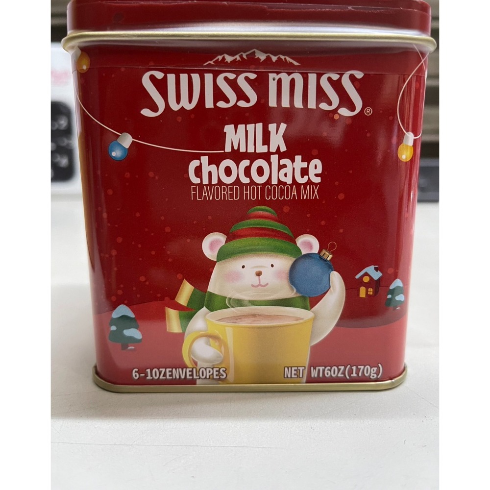 【市集樂購】美國SwissMiss牛奶巧可可粉 168g (6入x28g) 鐵罐/ 罐裝-細節圖2