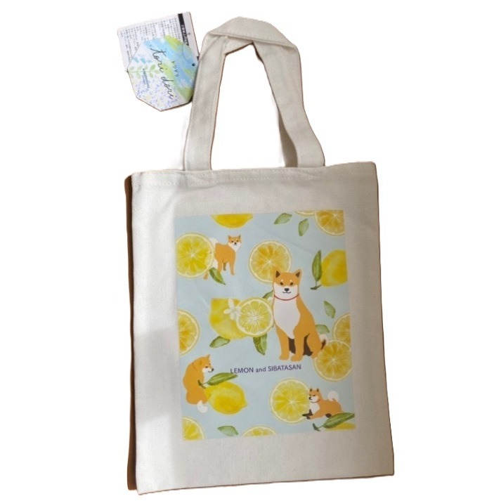 【市集樂購】Friendshill檸檬與柴柴托特包-細節圖3