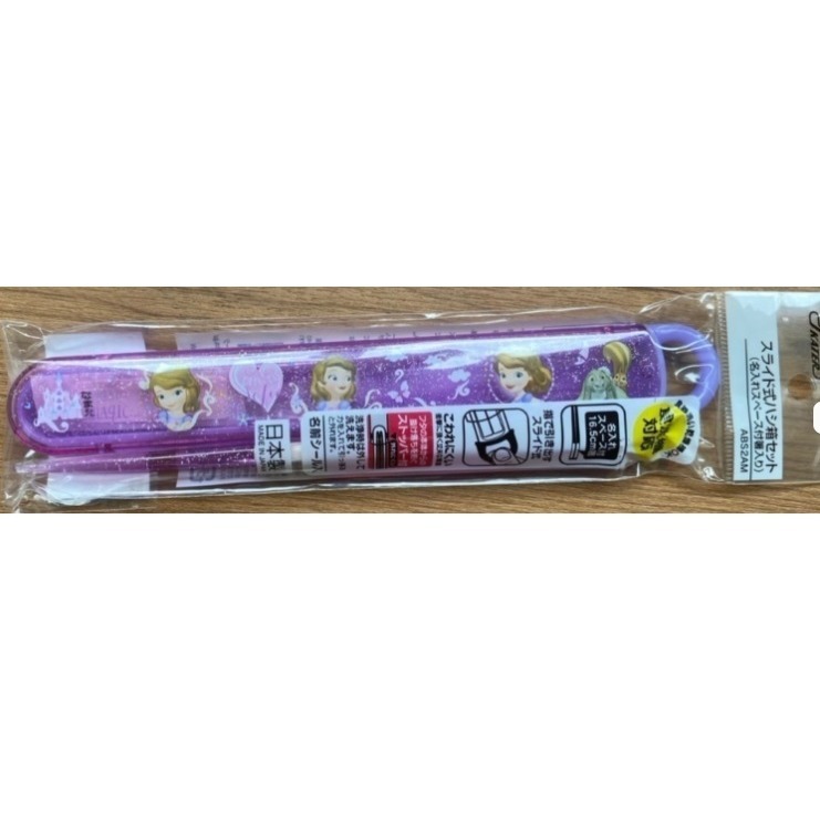 【市集樂購】日本 Skater 滑蓋式環保筷組-小公主蘇菲亞-細節圖4