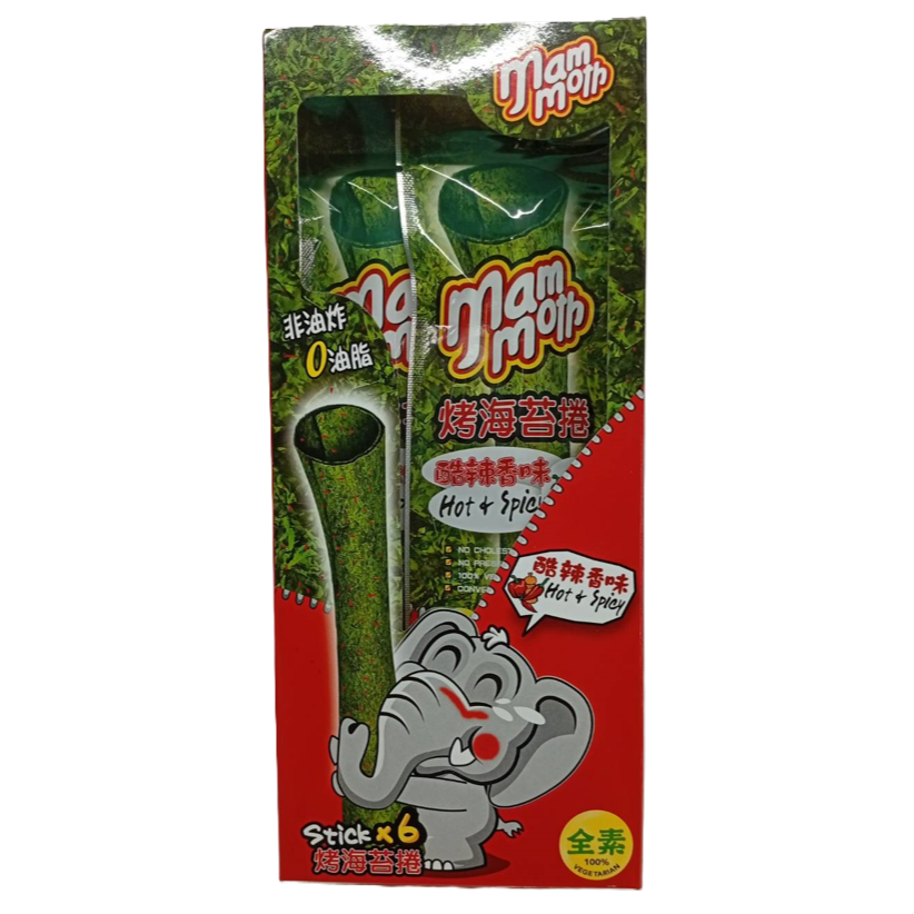 【市集樂購】MM象泰式烤海苔捲-酷辣香味(2.5g*6袋)-細節圖2