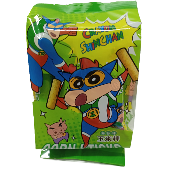 【市集樂購】蠟筆小新玉米棒(海苔味 12支入)(84g)-細節圖2