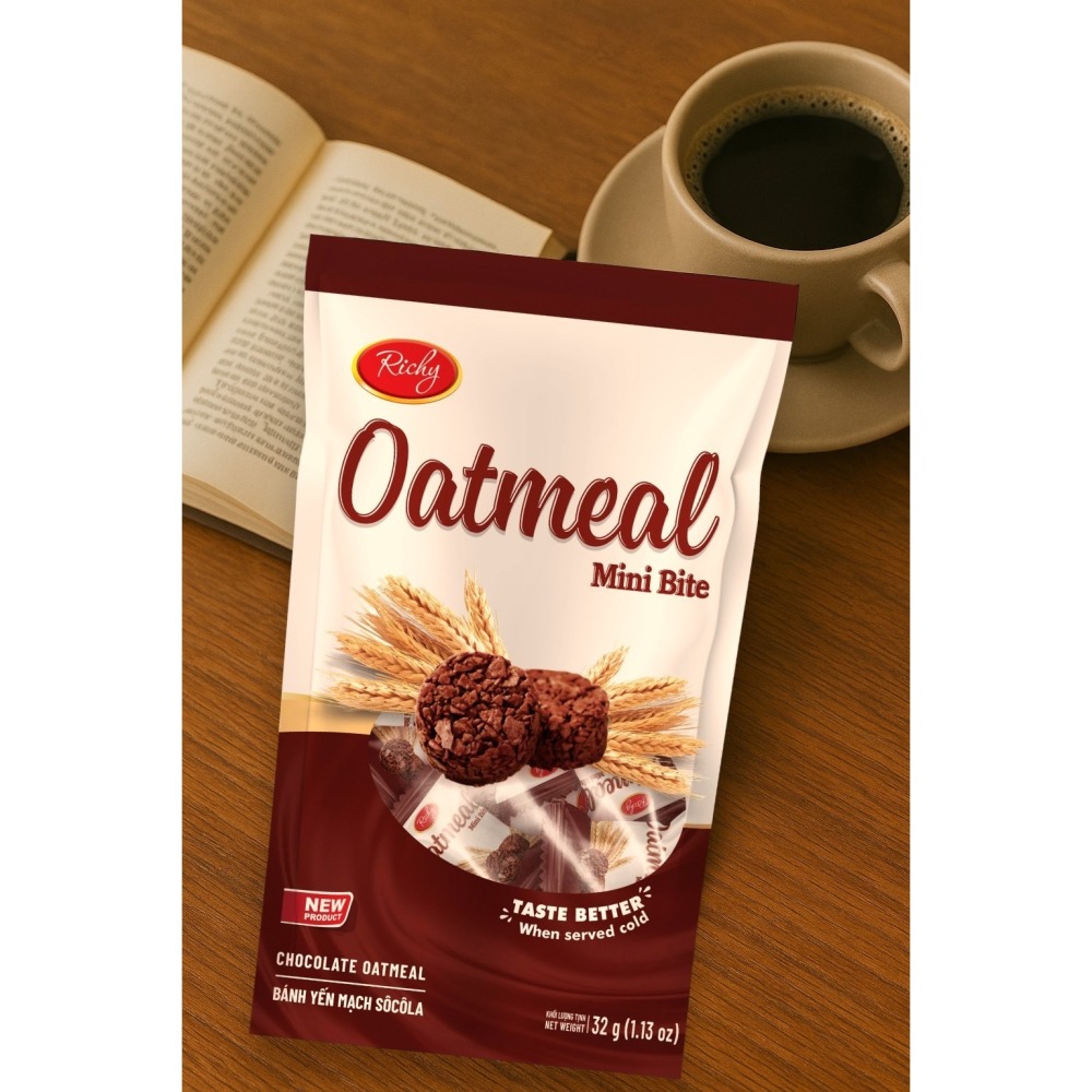 【市集樂購】瑞奇 迷你一口燕麥酥-巧克力風味(32g)-細節圖5