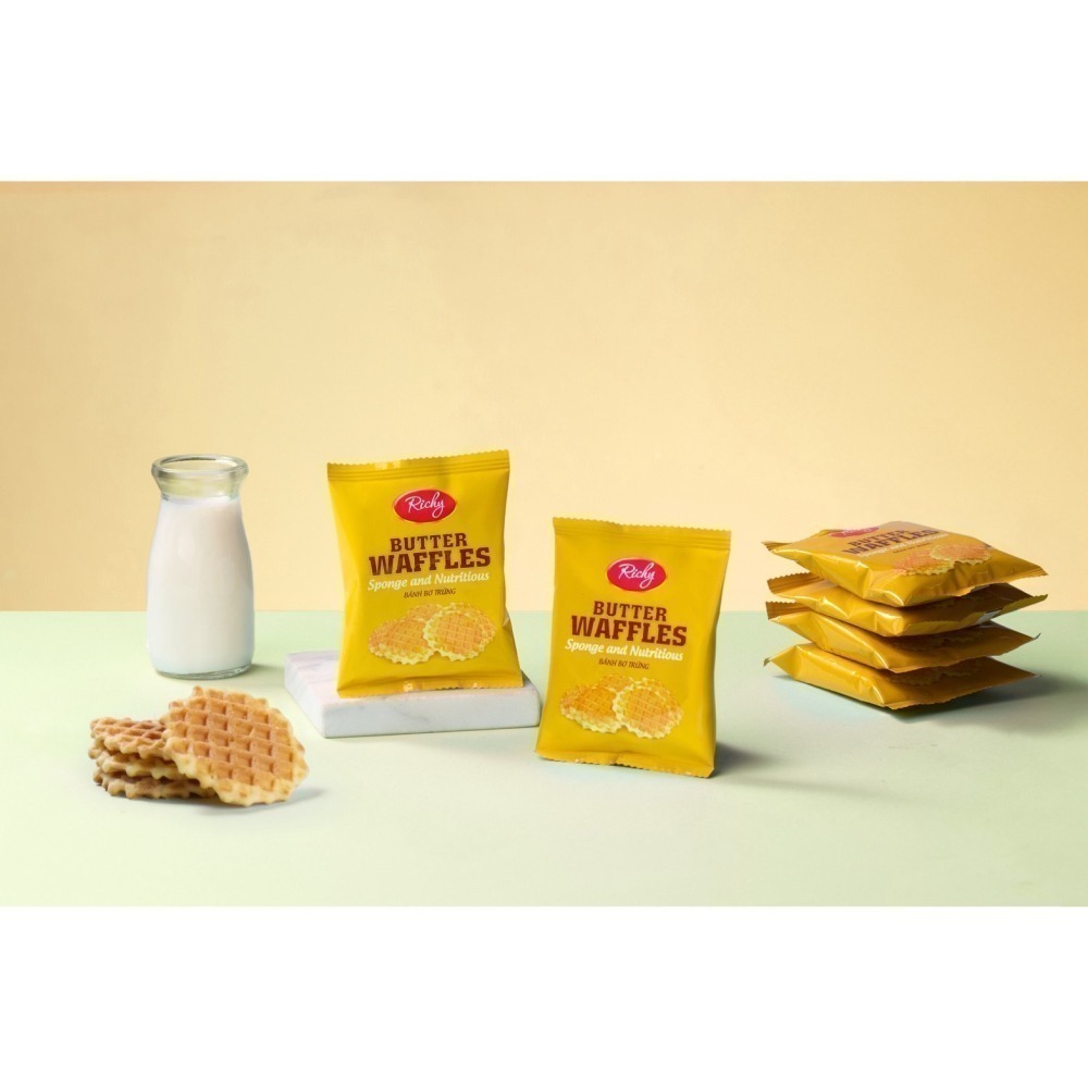 【市集樂購】瑞奇 富裕華芙奶油餅(270g)-細節圖5