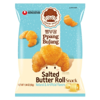 【市集樂購】(買一送一)農心 麵包部長 奶油鹽可頌造型餅乾(55g)(效期:2026/06/11)