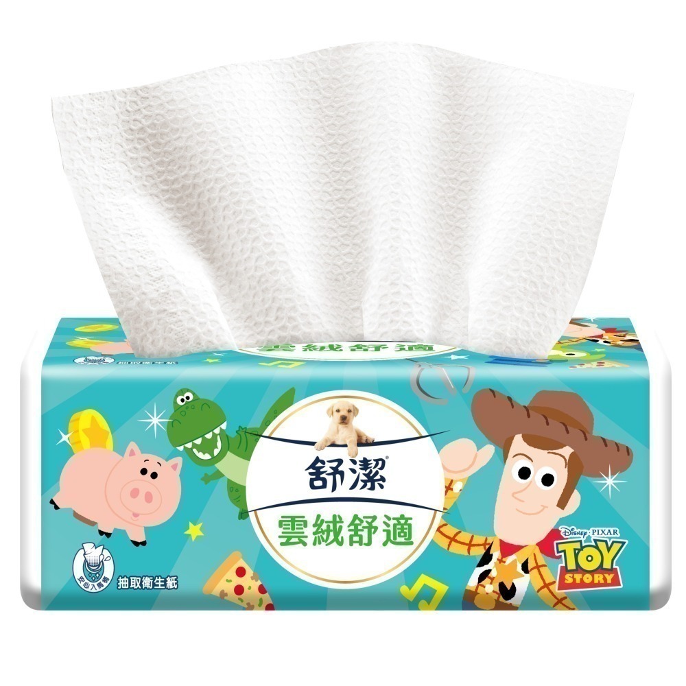 【市集樂購】舒潔雲絨舒適抽取衛生紙90抽(8入)-細節圖3