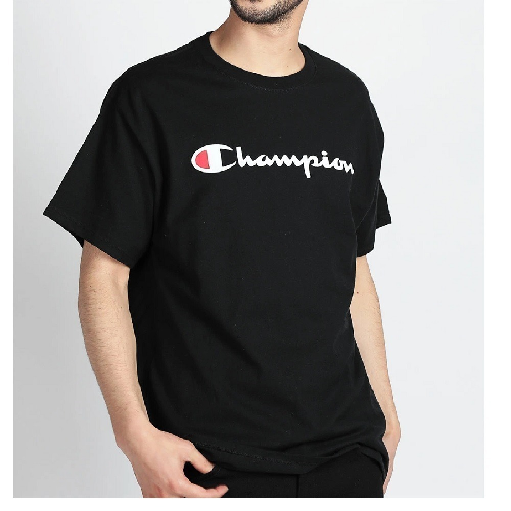 Champion 新色上架(美國冠軍)絕對正品歡迎面交 草寫文字T 圓領短袖T恤 GT23H 男生上衣 圓領衫 熱賣款-細節圖6