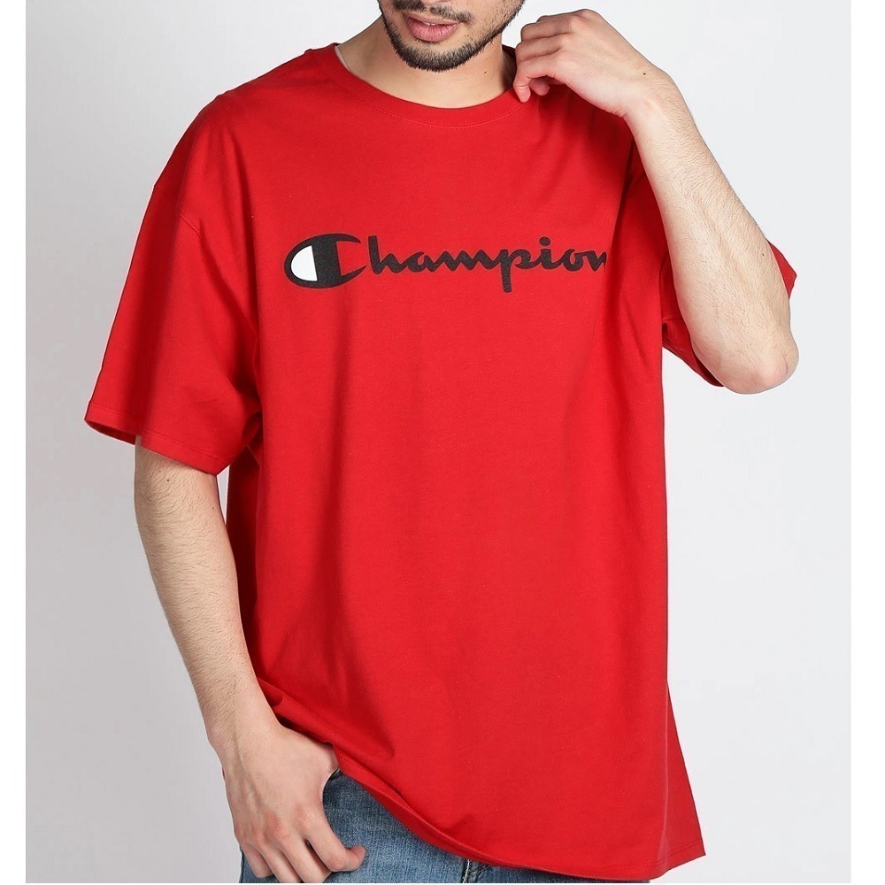 Champion 新色上架(美國冠軍)絕對正品歡迎面交 草寫文字T 圓領短袖T恤 GT23H 男生上衣 圓領衫 熱賣款-細節圖8