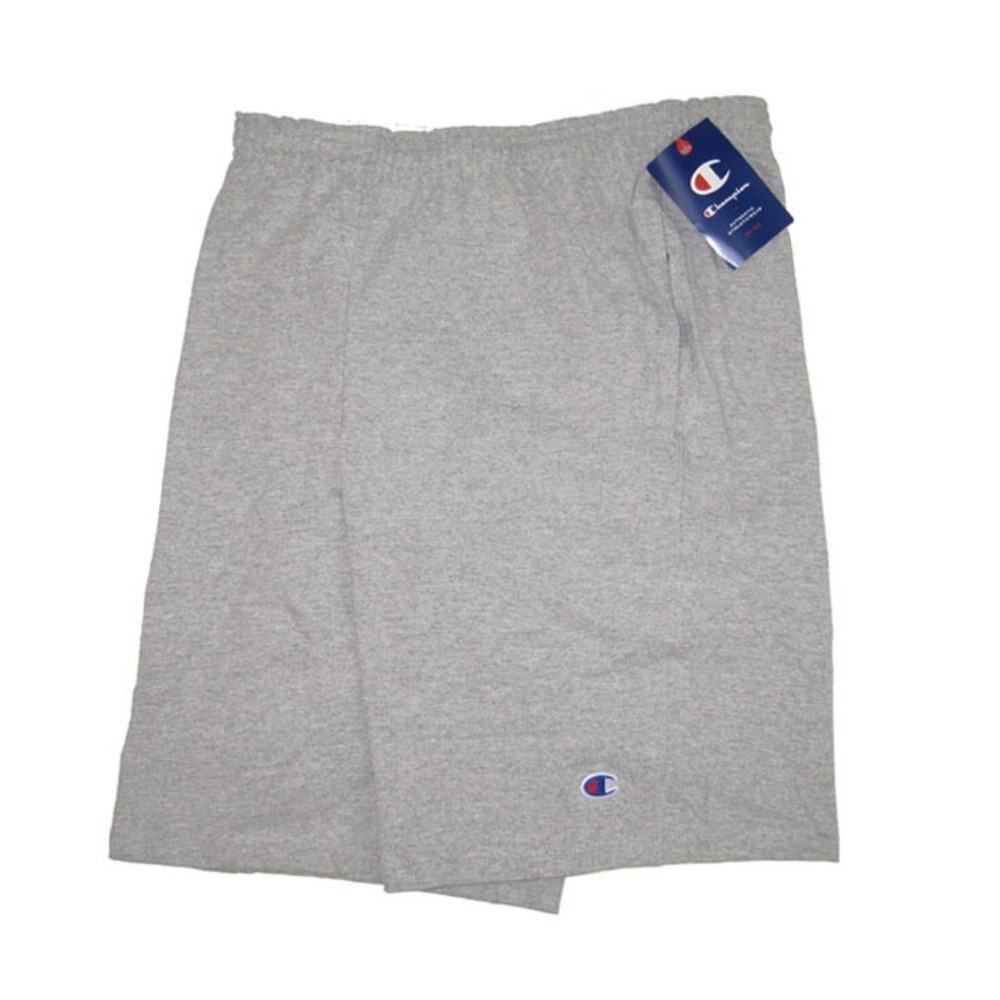 Champion 美國冠軍 純棉短褲 黑色 灰色運動短褲 棉褲 球褲 運動褲 鬆緊帶抽繩 休閒褲 睡褲 85653-細節圖8