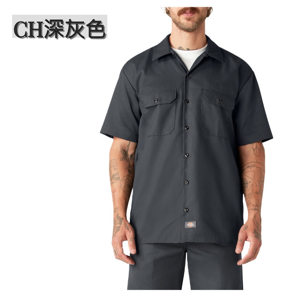 DICKIES 短袖工作襯衫 美國經典工裝品牌 1574 Short Sleeve Work Shirt 工作服-細節圖6