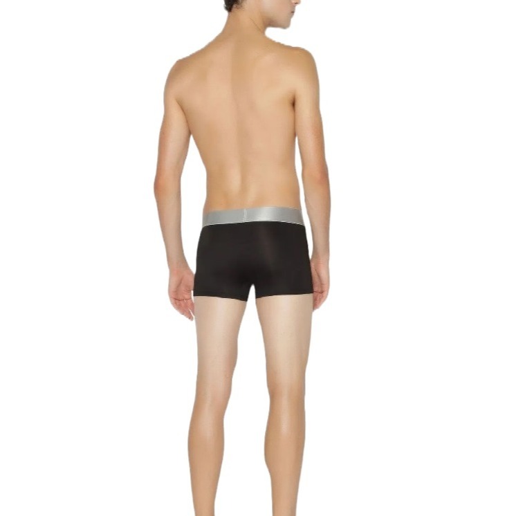 Calvin Klein 男士低腰內褲  彈力短版平口四角內褲 3件組 拳擊手運動型內褲 CK NB3074-905-細節圖3