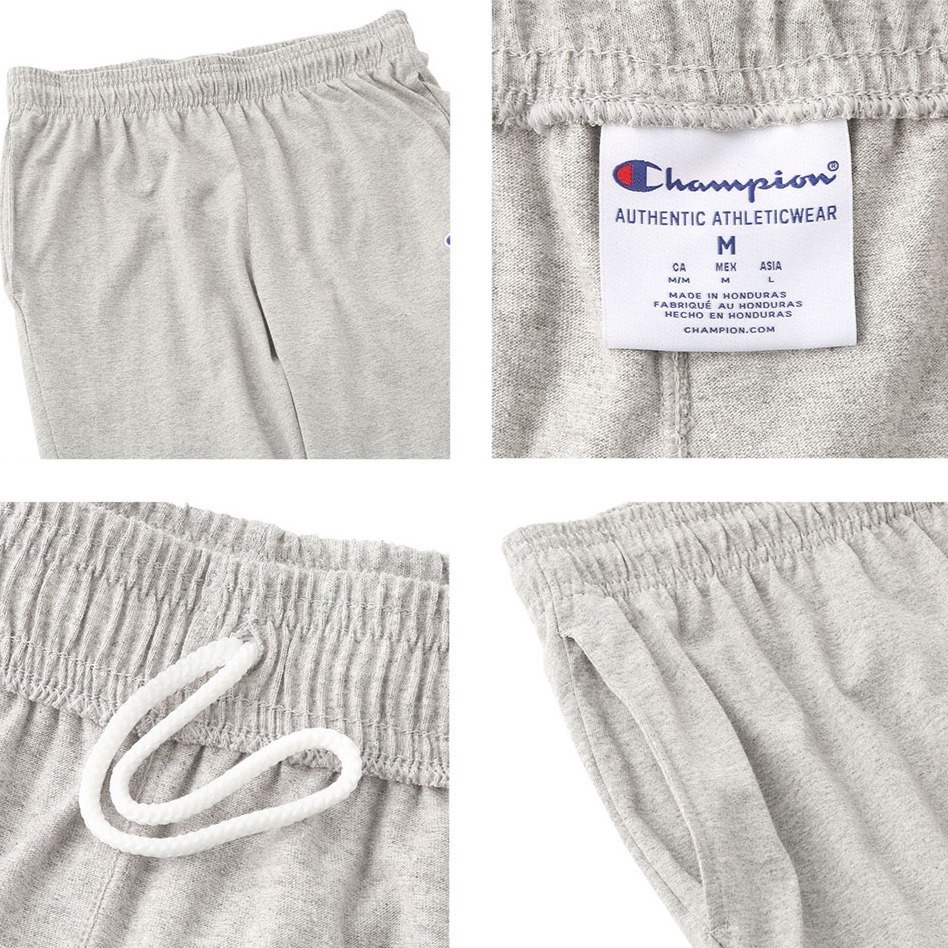 Champion 美國冠軍 棉長褲 黑色 灰色 縮口褲 慢跑褲 束口褲 休閒褲 居家褲 睡褲 GP08H-細節圖6