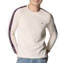 Tommy Hilfiger 簡約休閒透氣 袖子文字LOGO字樣 長袖薄款T恤 09T4257-規格圖8