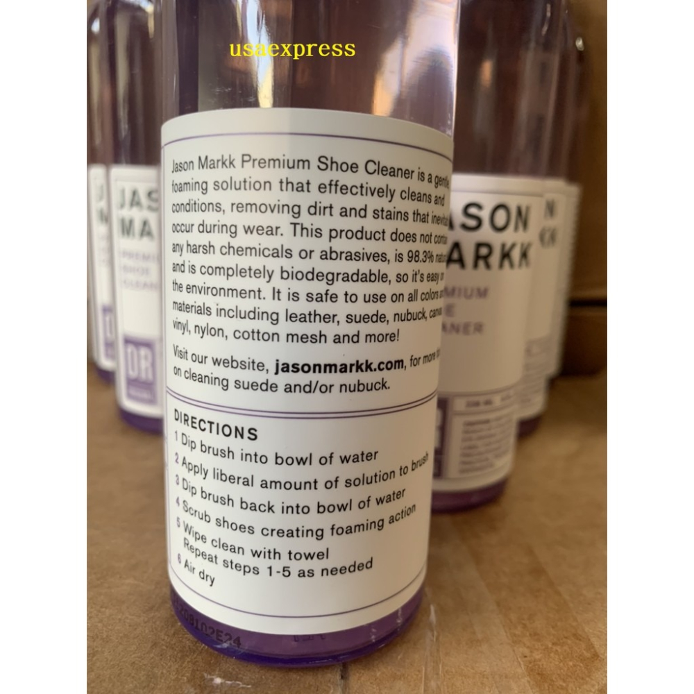 JASON MARKK 8oz 8盎司 新包裝 補充瓶 美國進口 有機清潔劑 洗鞋 補充罐 洗鞋神器 傑森馬克 USA-細節圖5