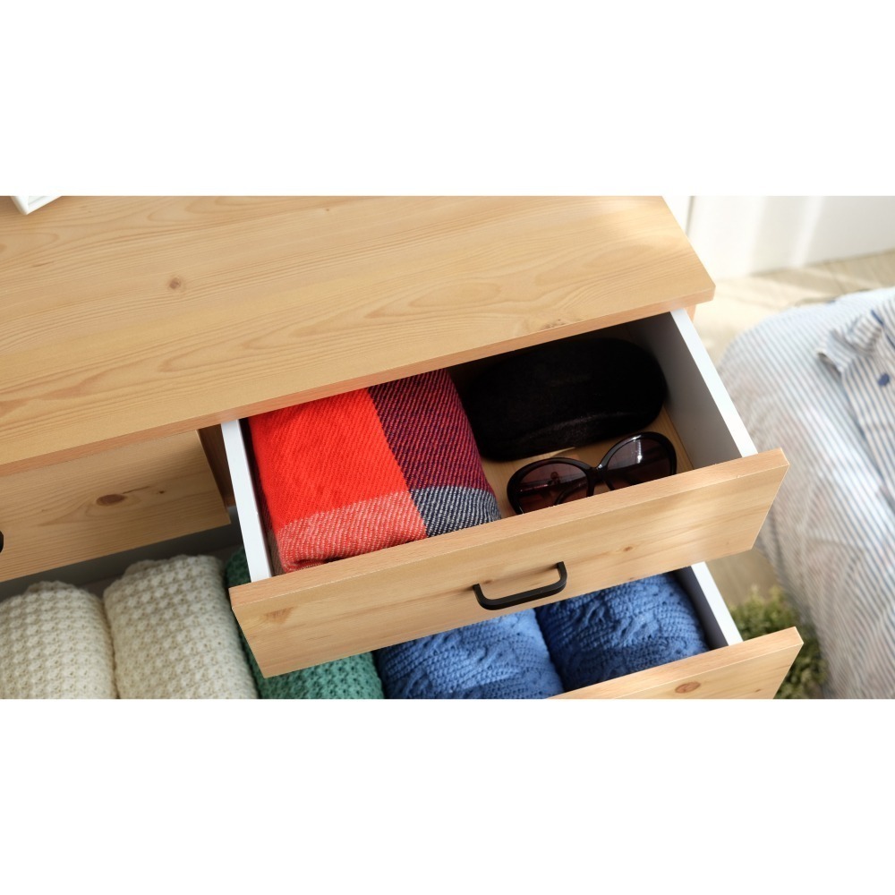 EASY HOME | 北歐風加大五抽收納斗櫃 [#2645NA]-細節圖4