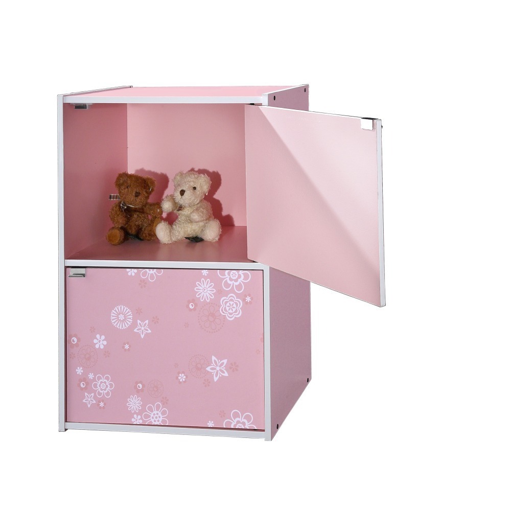 EASY HOME | 花系列兩層兩門收納櫃 [#1220]-細節圖2