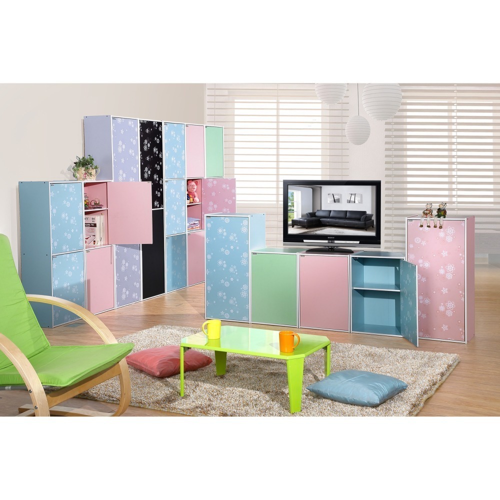 EASY HOME | 花系列兩層兩門收納櫃 [#1220]-細節圖5