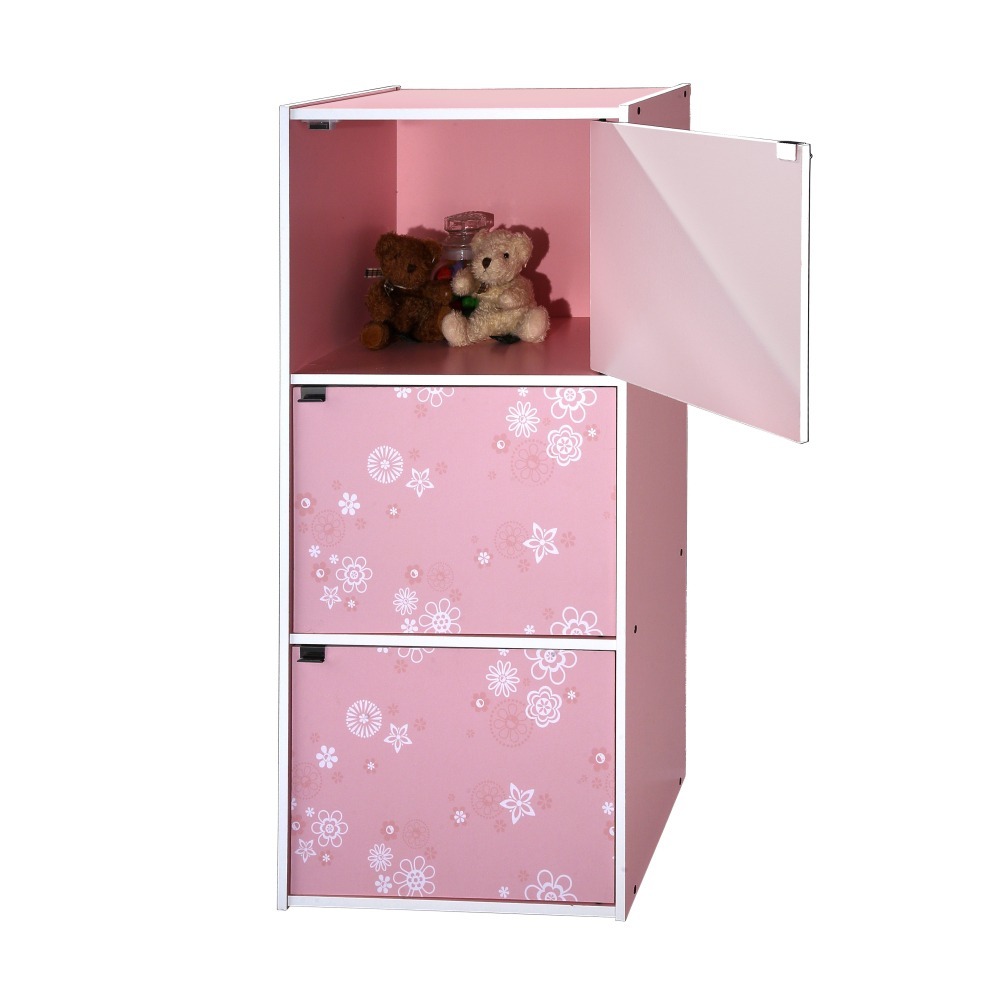 EASY HOME | 花系列三層三門收納櫃 [#1330]-細節圖2