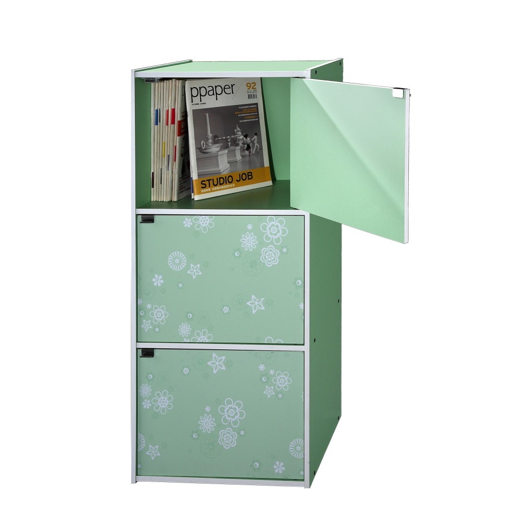 EASY HOME | 花系列三層三門收納櫃 [#1330]-細節圖3