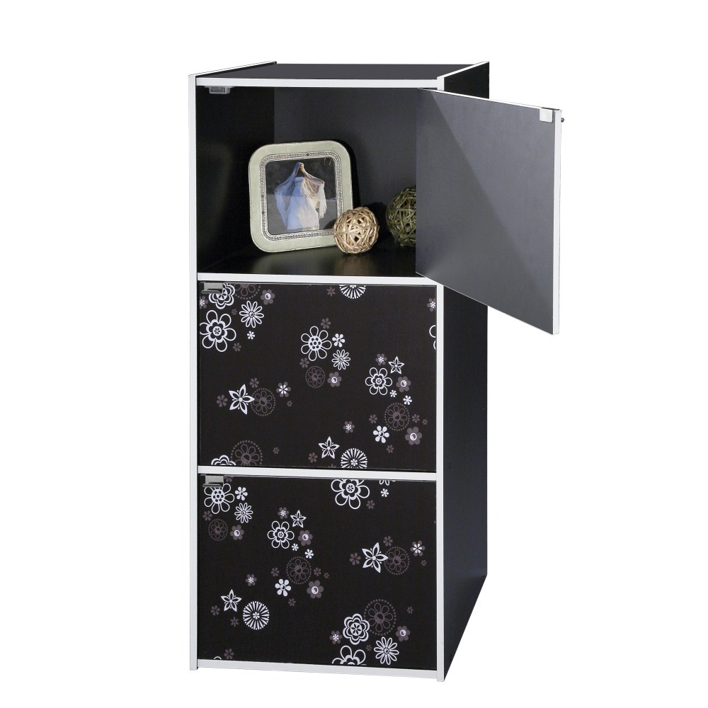 EASY HOME | 花系列三層三門收納櫃 [#1330]-細節圖4