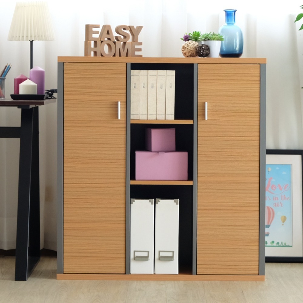 EASY HOME | 格瑞思九格雙門加厚收納書櫃 [#2298]-細節圖2