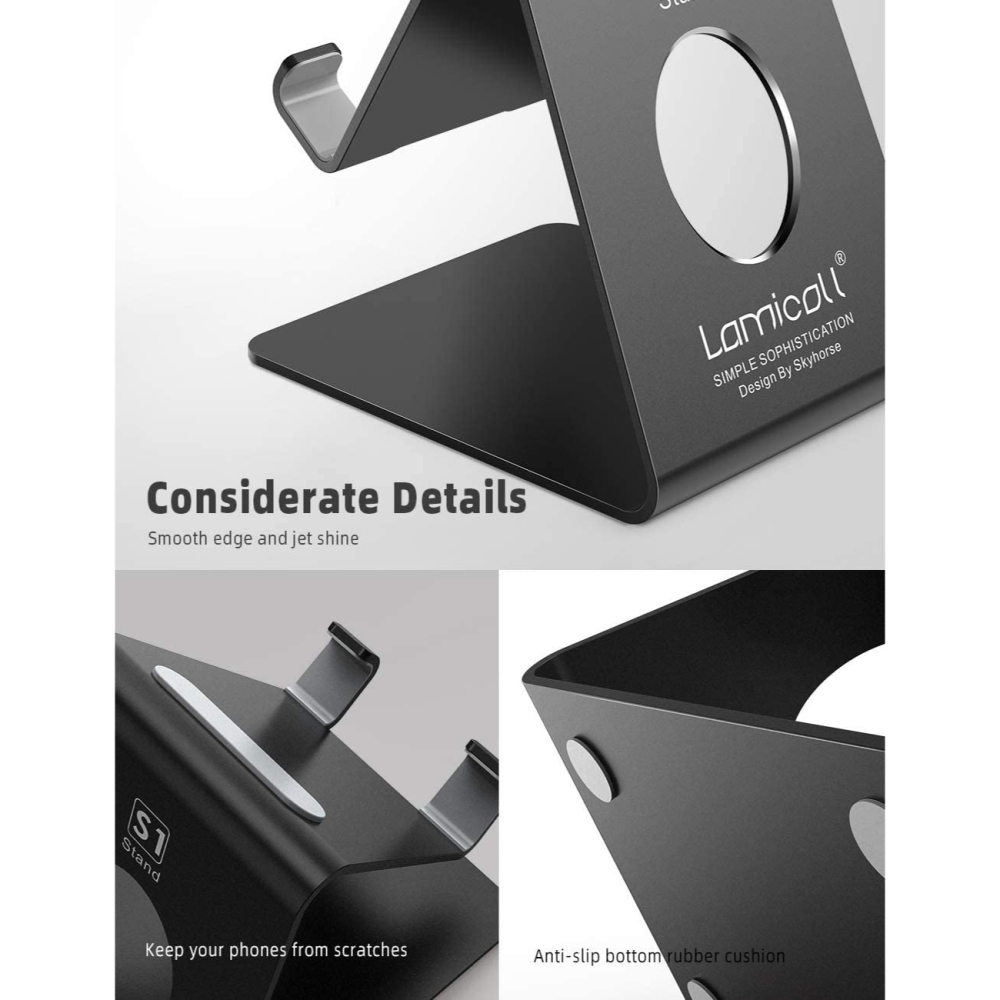Lamicall 美日亞馬遜熱銷 全鋁合金 手機支架 鋁合金支架 手機架-細節圖7