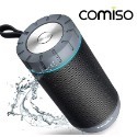 COMISO 亞馬遜熱銷 戶外 防水藍芽喇叭 防水藍芽音響 IPX5 迷你藍芽喇叭 洗澡 泳池 派對 戶外專用12W-規格圖10
