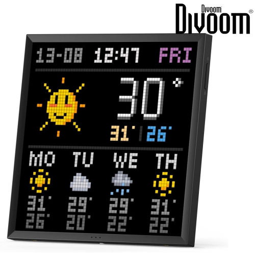 Divoom Pixoo-64 LED像素相框 電子相框 電子時鐘 DIY畫板 桌上擺件 生日禮物 男友禮物