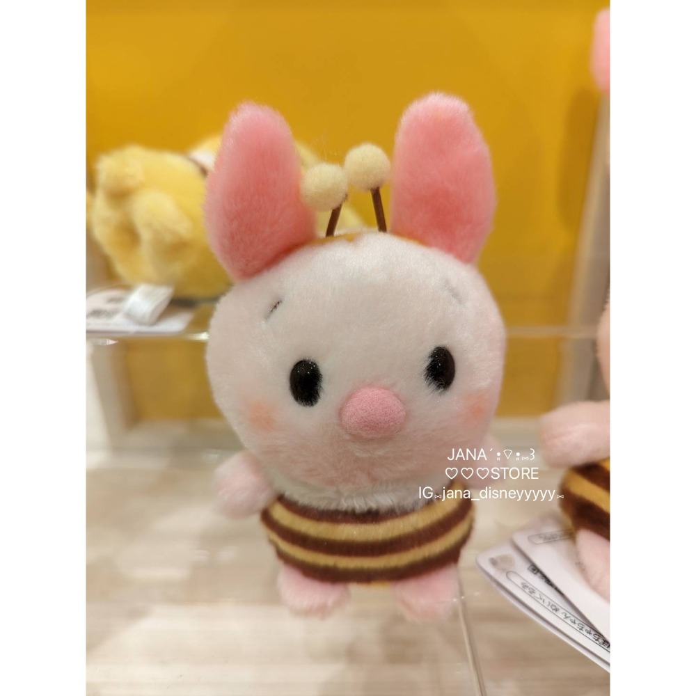 日本 迪士尼shop 蜜蜂 小娃娃系列 維尼 小豬 跳跳虎 意兒 小豆-細節圖2